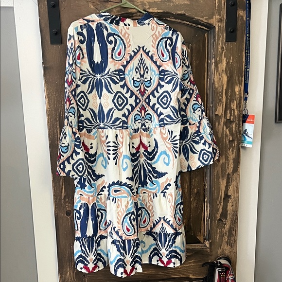 Colorful Patterned Dress - Picture 3 of 3